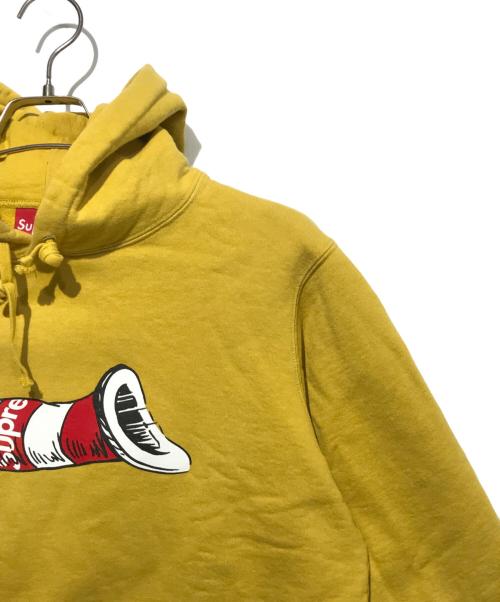 SUPREME（シュプリーム）Supreme (シュプリーム) Cat in the Hat Hooded Sweatshirt イエロー サイズ:Ｓの古着・服飾アイテム