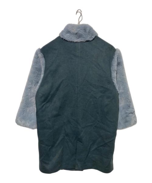 PAMEO POSE（パメオポーズ）PAMEO POSE (パメオポーズ) Tail Muff Coat グレー サイズ:FREEの古着・服飾アイテム