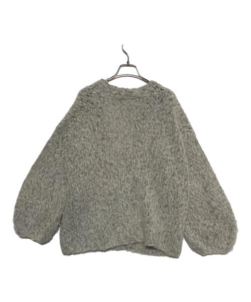 WALANCE（ワランス）WALANCE (ワランス) アルパカハンドニットカーディガン グレー サイズ:　の古着・服飾アイテム