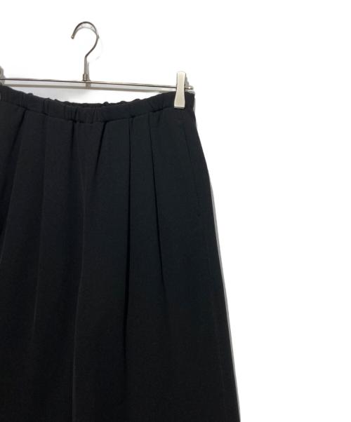 ENFOLD（エンフォルド）ENFOLD (エンフォルド) ライトバックウォーム リラックスワイドトラウザー ブラック サイズ:36の古着・服飾アイテム