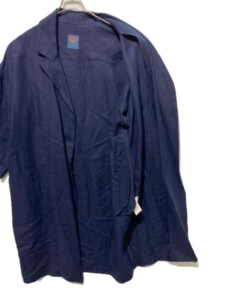 GALLEGO DESPORTES（ギャレゴデスポート）GALLEGO DESPORTES (ギャレゴデスポート) リネンコート ネイビー サイズ:Freeの古着・服飾アイテム