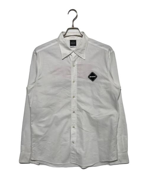 F.C.R.B.（エフシーレアルブリストル）F.C.R.B. (エフシーアールビー) Coca Cola (コカコーラ) ボタンダウンシャツ ホワイト サイズ:ＸＬの古着・服飾アイテム