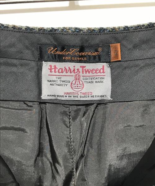 UNDERCOVER（アンダーカバー）UNDERCOVER (アンダーカバー) Harris Tweed (ハリスツイード) ウールツイードパンツ ブラウン サイズ:2の古着・服飾アイテム
