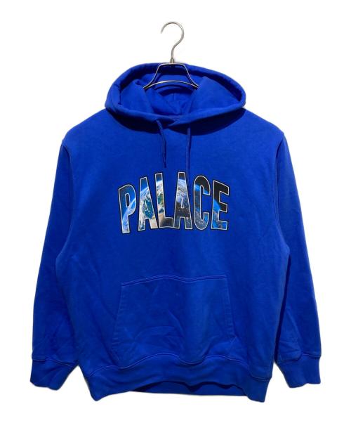 PALACE（パレス）PALACE (パレス) ロゴパーカー ブルー サイズ:XLの古着・服飾アイテム