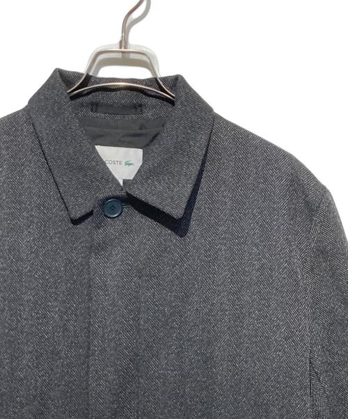LACOSTE（ラコステ）LACOSTE (ラコステ) TECH TWEED 3wayコート グレー サイズ:Ｌの古着・服飾アイテム