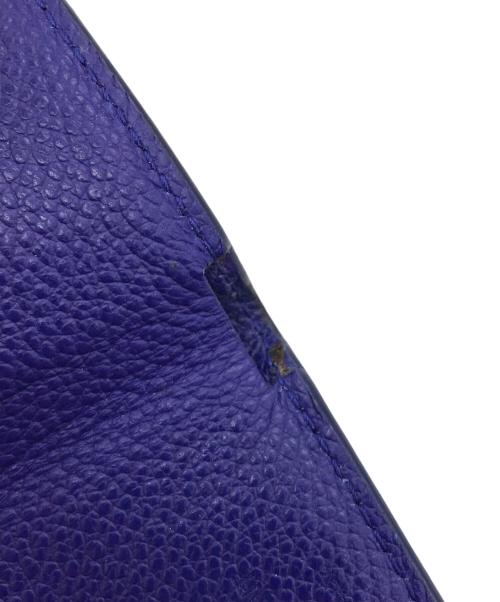 Saint Laurent Paris（サンローランパリ）Saint Laurent Paris (サンローランパリ) コンパクトウォレット ブルーの古着・服飾アイテム