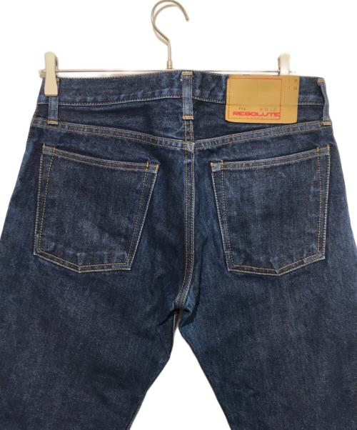 RESOLUTE（リゾルト）RESOLUTE (リゾルト) RESOLUTE 712ワンウォッシュデニム インディゴ サイズ:32×31の古着・服飾アイテム