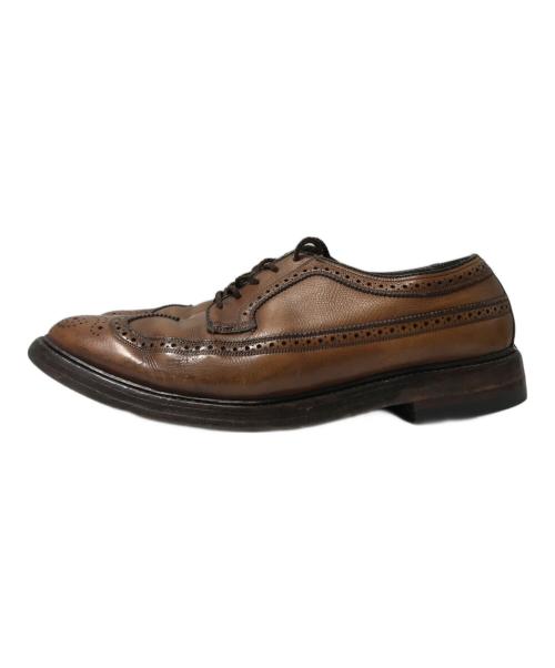 THE FLORSHEIM SHOE（フローシャイム シューズ）THE FLORSHEIM SHOE (フローシャイム シューズ) ヴィンテージウィングチップシューズ ブラウン サイズ:9の古着・服飾アイテム
