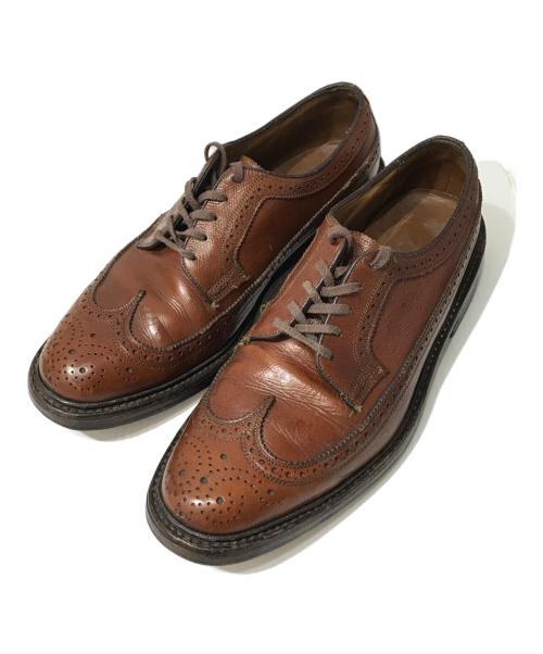 THE FLORSHEIM SHOE（フローシャイム シューズ）THE FLORSHEIM SHOE (フローシャイム シューズ) ヴィンテージウィングチップシューズ ブラウン サイズ:8Eの古着・服飾アイテム