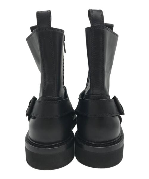 ANN DEMEULEMEESTER（アンドゥムルメステール）ANN DEMEULEMEESTER (アンドゥムルメステール) サイドジップブーツ ブラック サイズ:39の古着・服飾アイテム