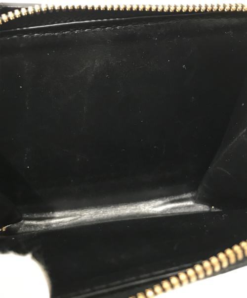 BOTTEGA VENETA（ボッテガベネタ）BOTTEGA VENETA (ボッテガベネタ) スモール カセット 二つ折りファスナーウォレット ブラックの古着・服飾アイテム