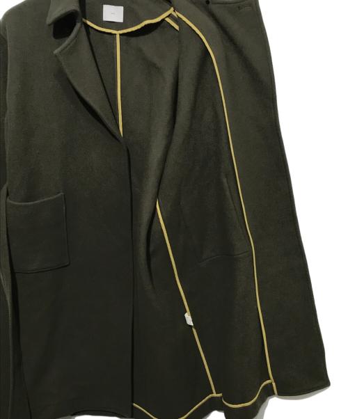 ATHA（アタ）ATHA (アタ) ダブルメルトンマキシコート グリーン サイズ:Fの古着・服飾アイテム