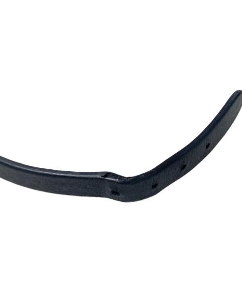 VALENTINO（ヴァレンティノ）VALENTINO (ヴァレンティノ) レザーブレスレット ブラック×レッドの古着・服飾アイテム