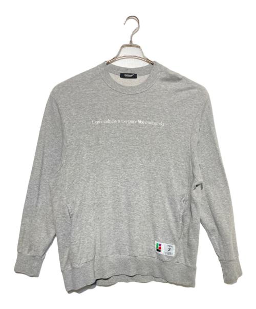 UNDERCOVER（アンダーカバー）UNDERCOVER (アンダーカバー) プリントスウェット グレー サイズ:3の古着・服飾アイテム