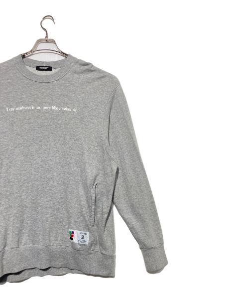 UNDERCOVER（アンダーカバー）UNDERCOVER (アンダーカバー) プリントスウェット グレー サイズ:3の古着・服飾アイテム