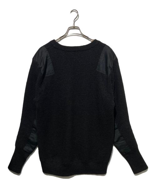 Swedish Army（スウェーデン軍）Swedish Army (スウェーデン軍) 切替ニット ブラック サイズ:56の古着・服飾アイテム