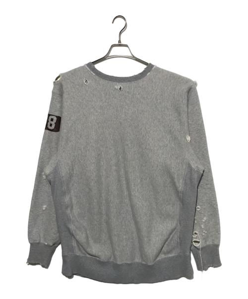 JACKSON MATISSE（ジャクソンマティス）JACKSON MATISSE (ジャクソンマティス) ダメージ加工スウェット グレー サイズ:Ｌの古着・服飾アイテム