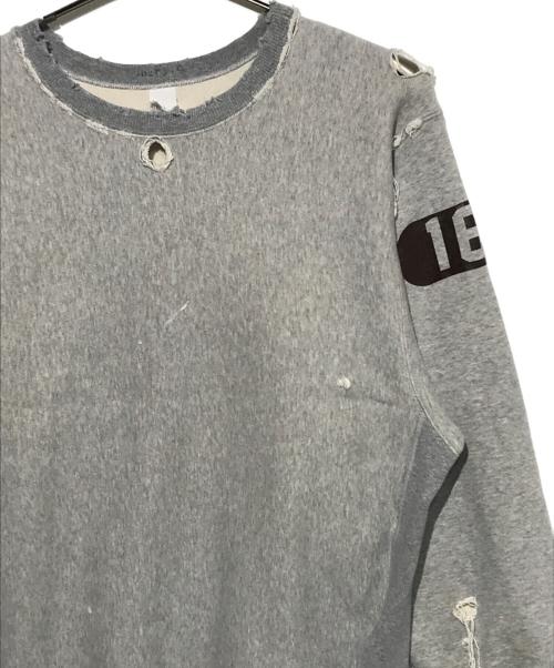 JACKSON MATISSE（ジャクソンマティス）JACKSON MATISSE (ジャクソンマティス) ダメージ加工スウェット グレー サイズ:Ｌの古着・服飾アイテム