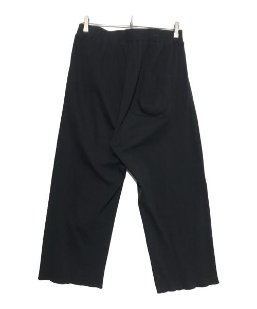 journal standard luxe（ジャーナルスタンダード ラックス）JOURNAL STANDARD LUXE (ジャーナルスタンダード リュクス) リブボーダームジ パンツ ブラック サイズ:FREEの古着・服飾アイテム