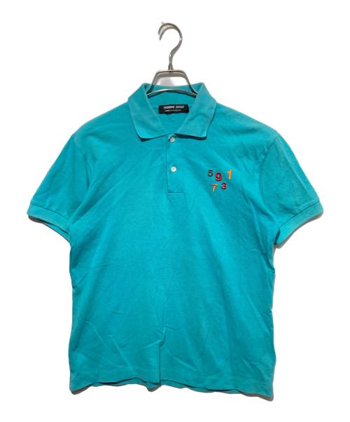 COMME des GARCONS HOMME DEUX（コムデギャルソン オム ドゥ）COMME des GARCONS HOMME DEUX (コムデギャルソン オム ドゥ) ポロシャツ ブルー サイズ:Sの古着・服飾アイテム