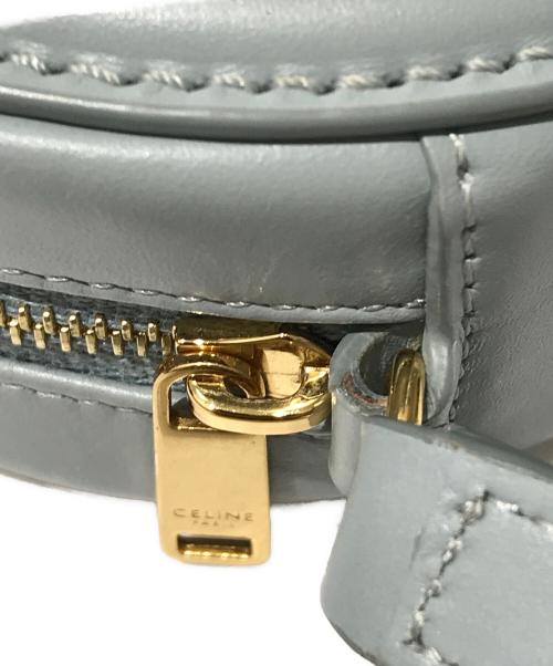 CELINE（セリーヌ）CELINE (セリーヌ) Cuir Triomphe Oval ショルダーバッグ ブルーの古着・服飾アイテム