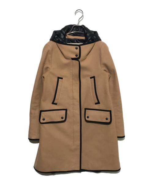 HERNO（ヘルノ）HERNO (ヘルノ) 中綿切替コート ベージュ×ネイビー サイズ:42の古着・服飾アイテム