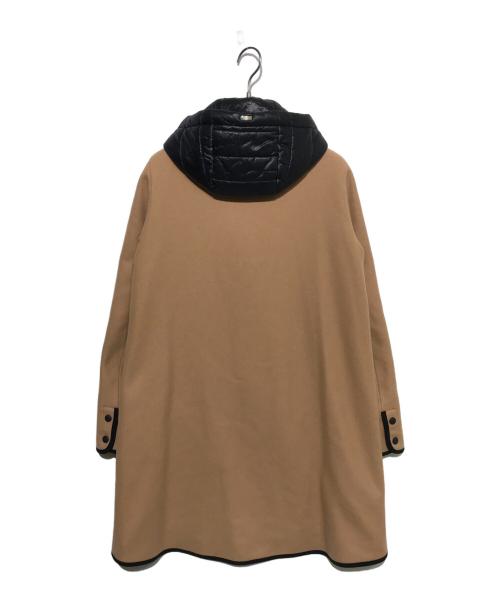 HERNO（ヘルノ）HERNO (ヘルノ) 中綿切替コート ベージュ×ネイビー サイズ:42の古着・服飾アイテム