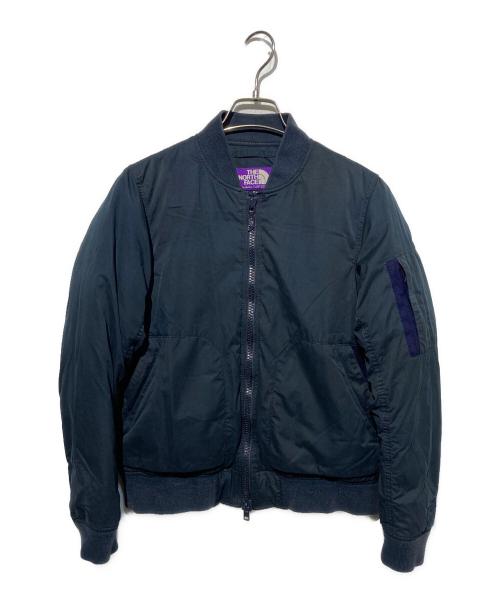 THE NORTHFACE PURPLELABEL（ザ・ノースフェイス パープルレーベル）THE NORTHFACE PURPLELABEL (ザ・ノースフェイス パープルレーベル) ダウンボンバージャケット ネイビー サイズ:Sの古着・服飾アイテム
