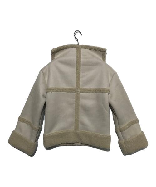 AND MARY（アンドマリー）AND MARY (アンドマリー) Gigi mouton jacket ホワイト サイズ:FREEの古着・服飾アイテム