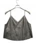 UN3D. (アンスリード) FAKE LEATHER CAMISOLE グレー サイズ:38：5000円