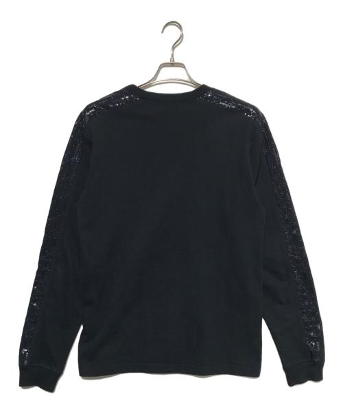 DIOR HOMME（ディオール オム）DIOR HOMME (ディオール オム) オブリークアームサイドラインコンパクトスウェット ネイビー サイズ:Mの古着・服飾アイテム