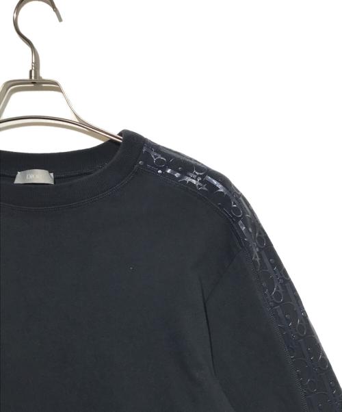 DIOR HOMME（ディオール オム）DIOR HOMME (ディオール オム) オブリークアームサイドラインコンパクトスウェット ネイビー サイズ:Mの古着・服飾アイテム