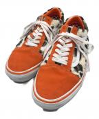 VANS×SUPREMEヴァンズ×シュプリーム）の古着「Leopard Old Skool」｜オレンジ×ホワイト