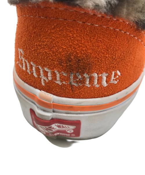 VANS（ヴァンズ）VANS (バンズ) Supreme (シュプリーム) Leopard Old Skool オレンジ×ホワイト サイズ:28の古着・服飾アイテム