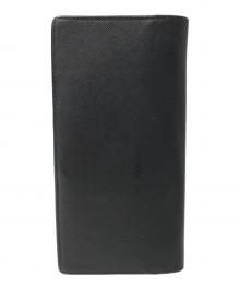 PRADA（プラダ）の古着「サフィアーノロングウォレット」｜ブラック