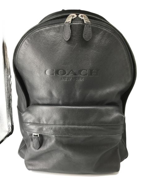 COACH（コーチ）COACH (コーチ) Charles Backpack In Sport Calf Leather ブラックの古着・服飾アイテム