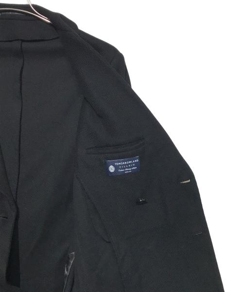 TOMORROW LAND PILGRIM（トゥモローランド ピルグリム）TOMORROW LAND PILGRIM (トゥモローランド ピルグリム) コットンジャージー 6Bダブルブレストブレザージャケット DONDI ブラック サイズ:46の古着・服飾アイテム