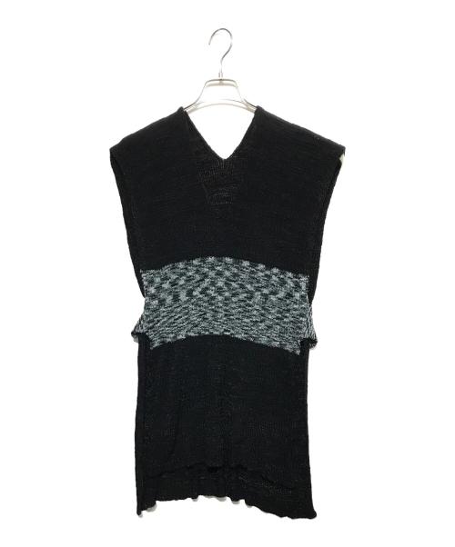 TAN（タン）TAN (タン) LOOSELY TOPS ブラック サイズ:FREEの古着・服飾アイテム