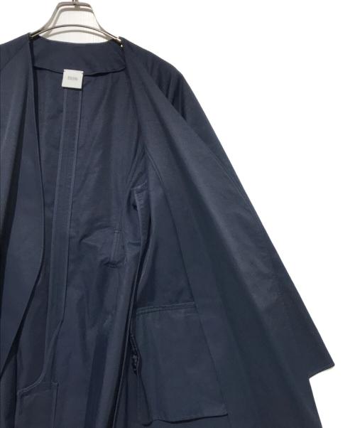 ELIN（エリン）ELIN (エリン) STUDIOUS (ステュディオス) 別注 LADY NO COLLAR TRENCH COAT ネイビー サイズ:36の古着・服飾アイテム