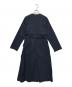 ELIN (エリン) STUDIOUS (ステュディオス) 別注 LADY NO COLLAR TRENCH COAT ネイビー サイズ:36：13000円