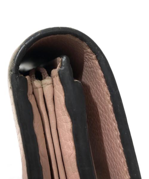 GUCCI（グッチ）GUCCI (グッチ) アニマリエロングウォレット ピンクの古着・服飾アイテム