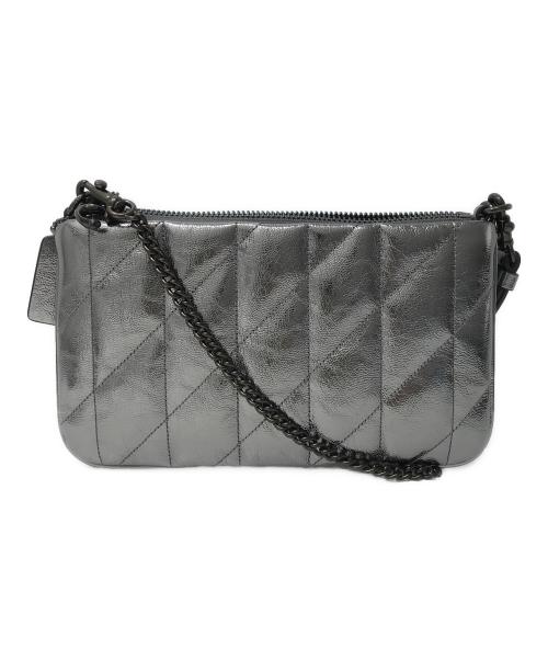 COACH（コーチ）COACH (コーチ) ポーチ バッグ・キルティング シルバーの古着・服飾アイテム