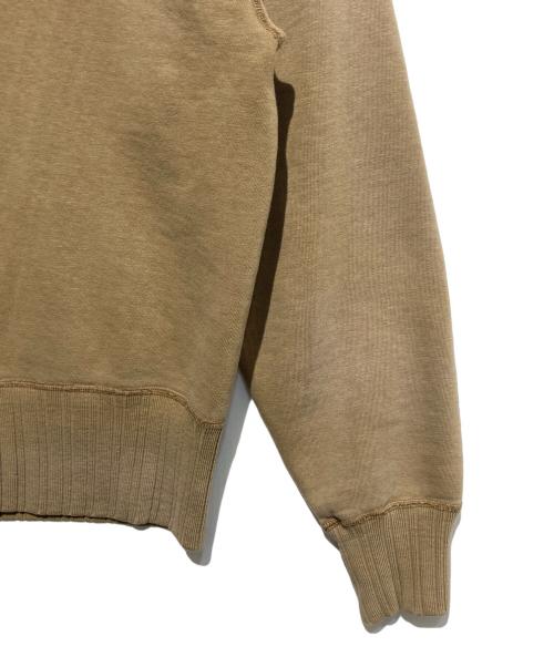 FULLCOUNT（フルカウント）FULLCOUNT (フルカウント) Double V Set In Sleeve Mother Cotton ダブル V セット スリーブ マザーコットン クルーネックスウェット ブラウン サイズ:42の古着・服飾アイテム