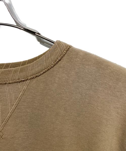 FULLCOUNT（フルカウント）FULLCOUNT (フルカウント) Double V Set In Sleeve Mother Cotton ダブル V セット スリーブ マザーコットン クルーネックスウェット ブラウン サイズ:42の古着・服飾アイテム