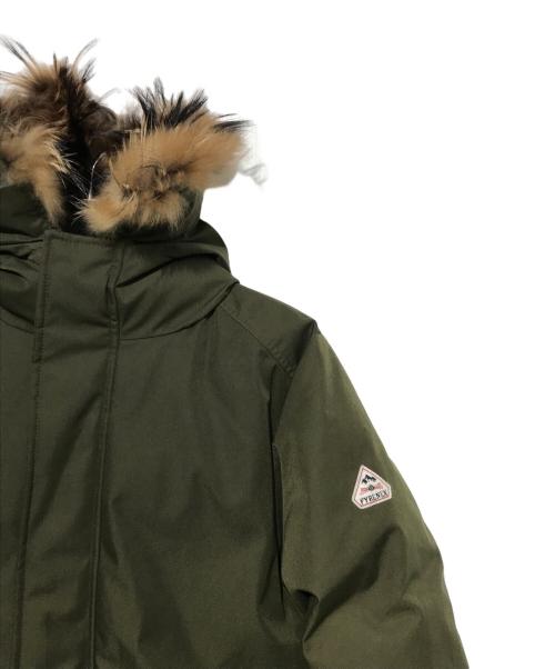 Pyrenex（ピレネックス）Pyrenex (ピレネックス) ANNECY FURダウンジャケット グリーン サイズ:Mの古着・服飾アイテム
