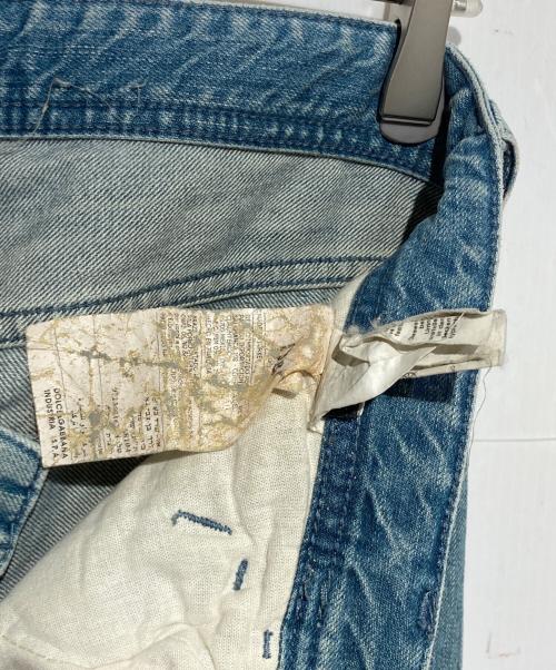 DOLCE & GABBANA（ドルチェ＆ガッバーナ）DOLCE & GABBANA (ドルチェ＆ガッバーナ) タイトフィットダメージ加工デニム インディゴ サイズ:30の古着・服飾アイテム