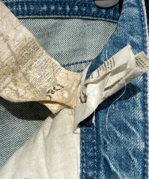 DOLCE & GABBANA（ドルチェ＆ガッバーナ）DOLCE & GABBANA (ドルチェ＆ガッバーナ) タイトフィットダメージ加工デニム インディゴ サイズ:30の古着・服飾アイテム