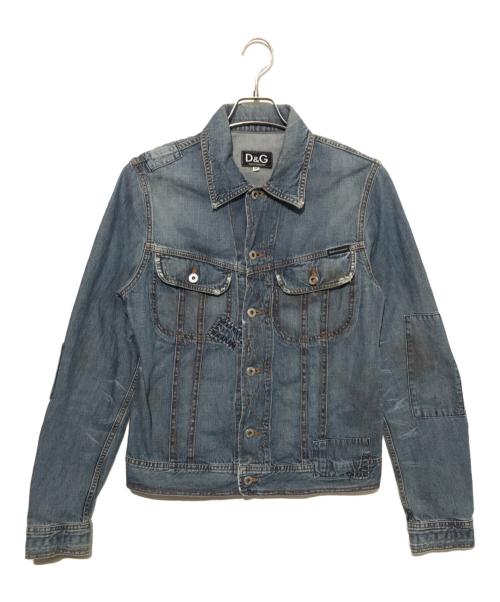 DOLCE & GABBANA（ドルチェ＆ガッバーナ）DOLCE & GABBANA (ドルチェ＆ガッバーナ) デニムジャケット インディゴ サイズ:Mの古着・服飾アイテム