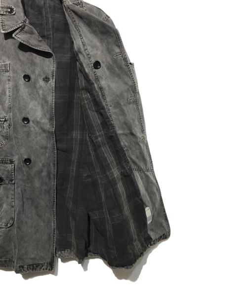 D&G（ディーアンドジー）D&G (ディーアンドジー) ウォッシュ加工ギミックポケットコート ブラック サイズ:34/48の古着・服飾アイテム