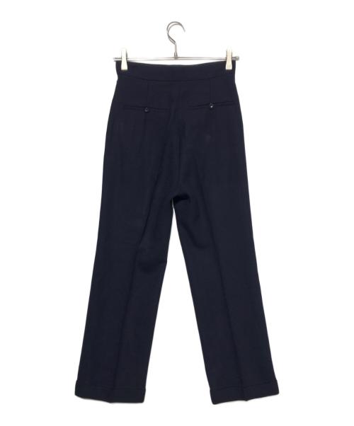 jacquemus（ジャックムス）JACQUEMUS (ジャックムス) センタープレスパンツ ネイビー サイズ:34の古着・服飾アイテム